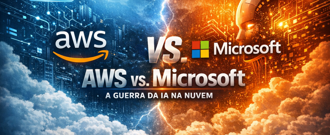 AWS e Microsoft: Duas grandes estratégias de IA que estão moldando o futuro da computação