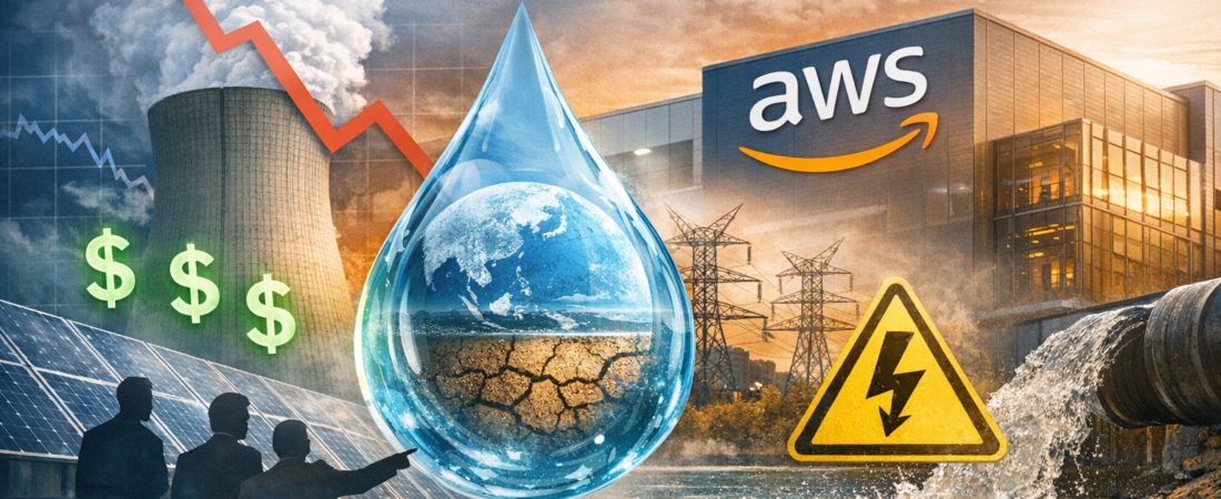 Investidores pressionam  AWS por uso de água e energia