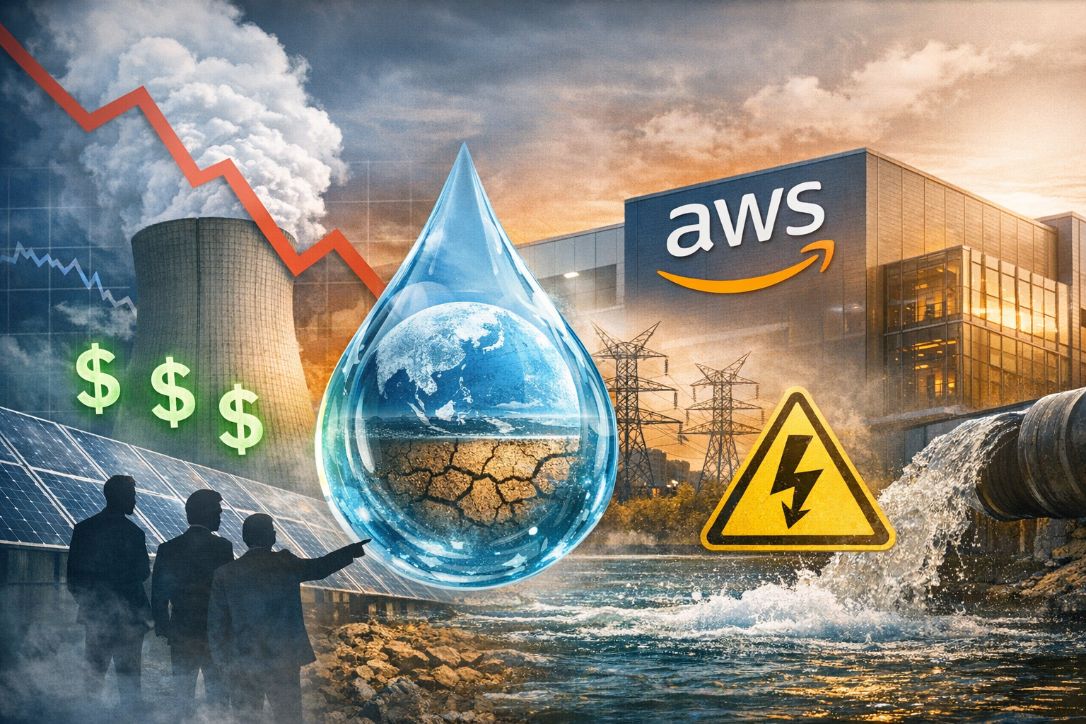 Investidores pressionam  AWS por uso de água e energia