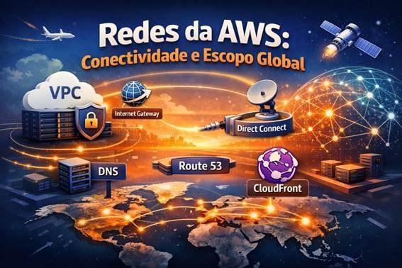 Redes da AWS: Conectividade e Escopo Global